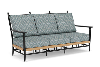 Lloyd Flanders - Low Country Sofa In Natural Finish With Luna Mist Fabric - 770550672070 view 1