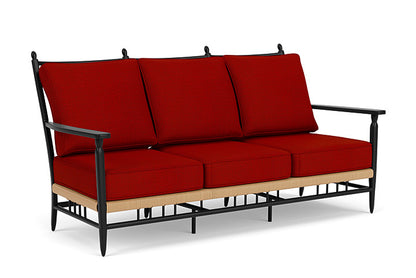 Lloyd Flanders - Low Country Sofa In Natural Finish With Partyline Lollipop Fabric - 770550672054 view 1