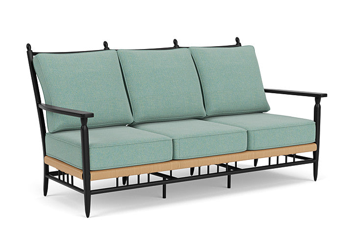 Lloyd Flanders - Low Country Sofa In Natural Finish With Pavian Pool Fabric - 770550672045 view 1