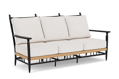 Lloyd Flanders - Low Country Sofa In Natural Finish With Reflections Snow Fabric - 770550672014 view 1