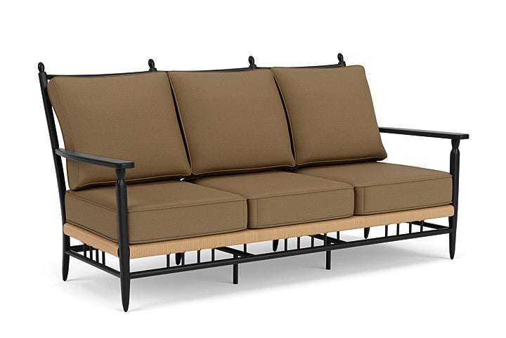 Lloyd Flanders - Low Country Sofa In Natural Finish With Reflections Straw Fabric - 770550672053 view 1
