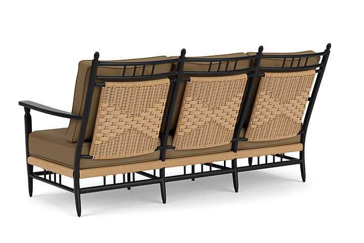 Lloyd Flanders - Low Country Sofa In Natural Finish With Reflections Straw Fabric - 770550672053 view 2