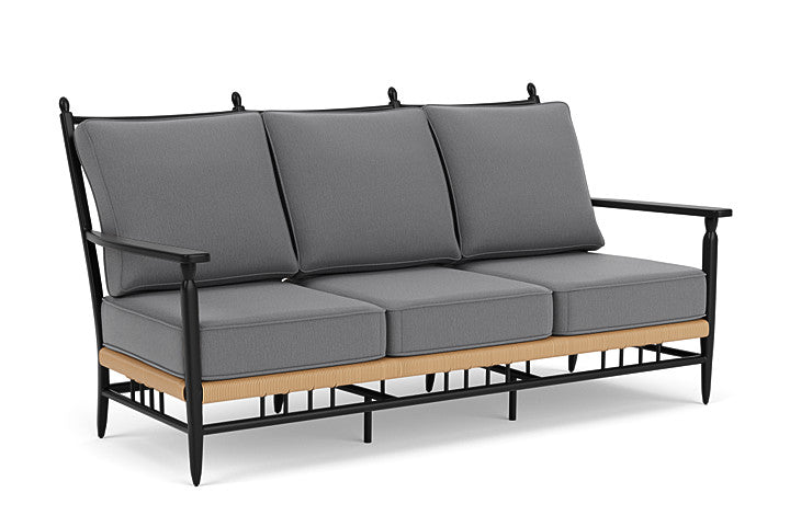 Lloyd Flanders - Low Country Sofa In Natural Finish With Remy Graphite Fabric - 770550672003 view 1