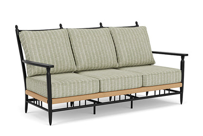 Lloyd Flanders - Low Country Sofa In Natural Finish With Romulo Laurel Fabric - 770550672049 view 1