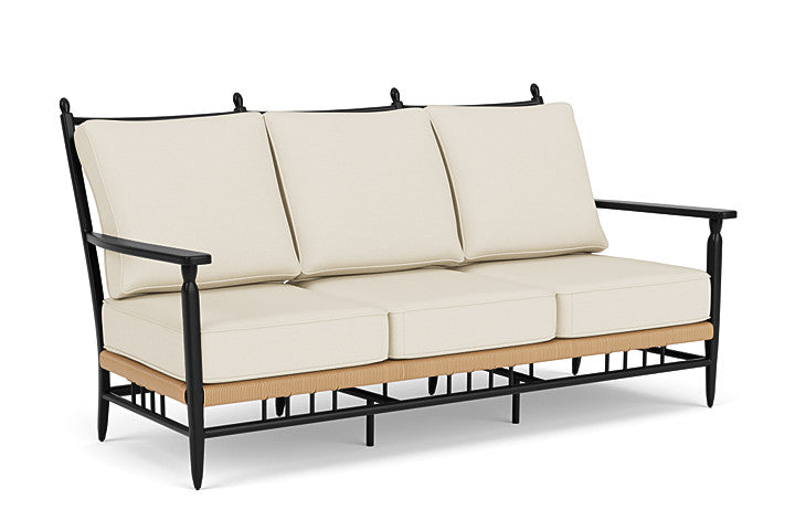 Lloyd Flanders - Low Country Sofa In Natural Finish With Sailcloth Sailor Fabric - 77055067434 view 1