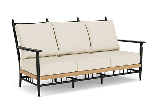 Lloyd Flanders - Low Country Sofa In Natural Finish With Sailcloth Sailor Fabric - 77055067434 view 1
