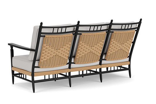 Lloyd Flanders - Low Country Sofa In Natural Finish With Sailcloth Seagull Fabric - 77055067W61 view 2