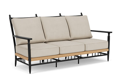 Lloyd Flanders - Low Country Sofa In Natural Finish With Sandberg Flax Fabric - 770550672027 view 1