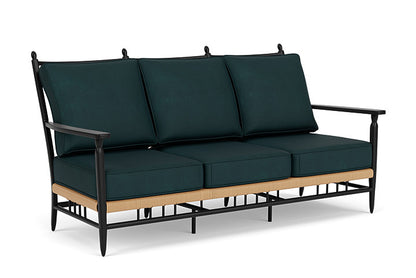 Lloyd Flanders - Low Country Sofa In Natural Finish With Sandberg Lagoon Fabric - 770550672039 view 1