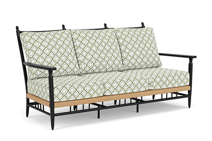 Lloyd Flanders - Low Country Sofa In Natural Finish With Savannah Green Fabric - 770550672064 view 1