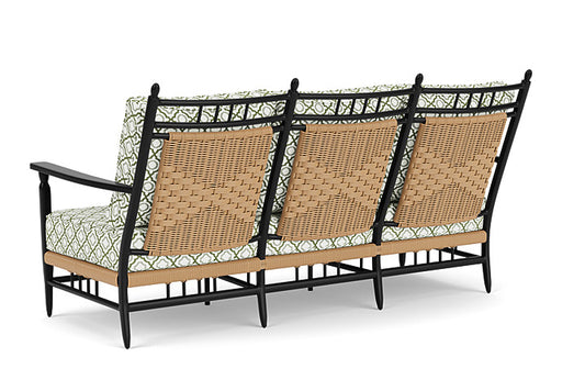 Lloyd Flanders - Low Country Sofa In Natural Finish With Savannah Green Fabric - 770550672064 view 2