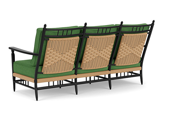 Lloyd Flanders - Low Country Sofa In Natural Finish With Seadog Botanical Fabric - 770550672066 view 2