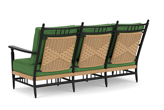 Lloyd Flanders - Low Country Sofa In Natural Finish With Seadog Botanical Fabric - 770550672066 view 2