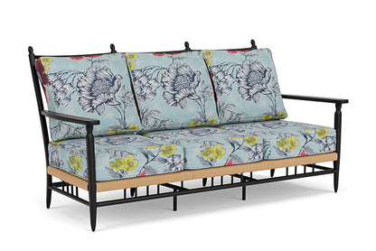 Lloyd Flanders - Low Country Sofa In Natural Finish With Serena Floral Meadow Fabric - 770550672079 view 1