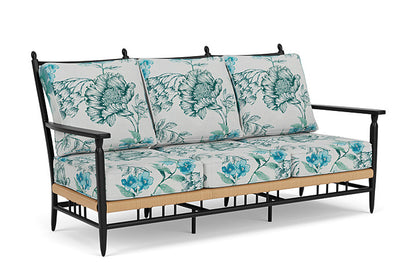 Lloyd Flanders - Low Country Sofa In Natural Finish With Serena Floral Mist Fabric - 770550672078 view 1