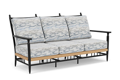 Lloyd Flanders - Low Country Sofa In Natural Finish With Stratosphere Cloud Fabric - 770550671966 view 1