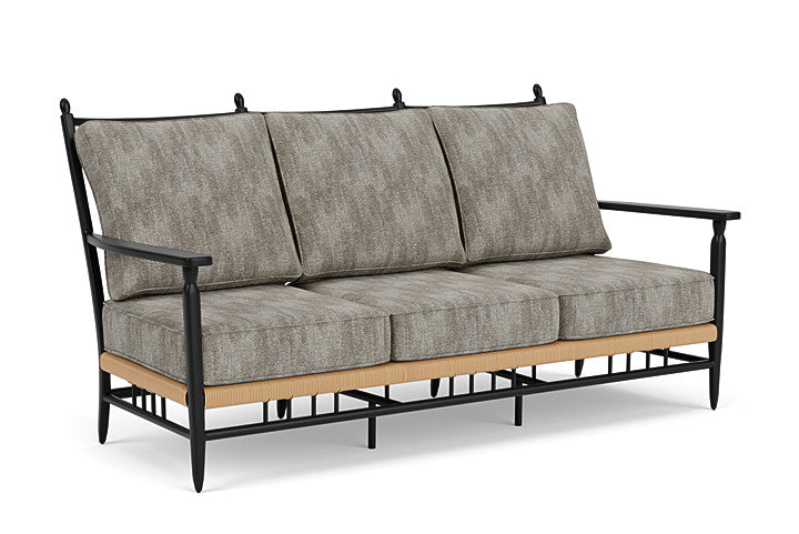 Lloyd Flanders - Low Country Sofa In Natural Finish With Surface Slate Fabric - 770550672056 view 1