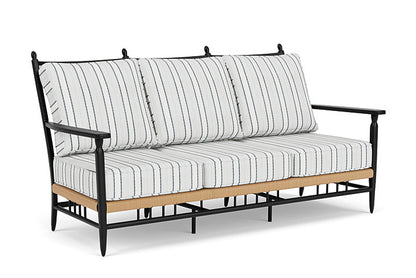 Lloyd Flanders - Low Country Sofa In Natural Finish With Tamer Fog Fabric - 770550672037 view 1
