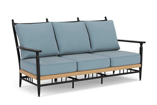 Lloyd Flanders - Low Country Sofa In Natural Finish With Unearth Mist Fabric - 770550672068 view 1