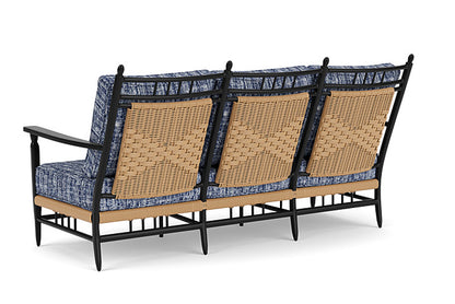 Lloyd Flanders - Low Country Sofa In Natural Finish With Visions Cobalt Fabric - 77055067683 view 2