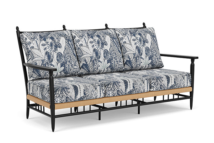 Lloyd Flanders - Low Country Sofa In Natural Finish With Wayfarer Mist Fabric - 770550672074 view 1