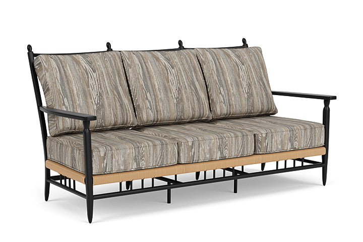 Lloyd Flanders - Low Country Sofa In Natural Finish With Woodgrain Ash Fabric - 77055067723 view 1