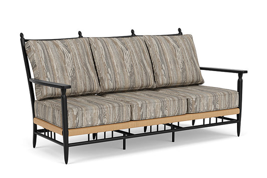 Lloyd Flanders - Low Country Sofa In Natural Finish With Woodgrain Ash Fabric - 77055067723 view 1