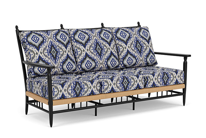 Lloyd Flanders - Low Country Sofa In Natural Finish With Yoko Mediterranean Fabric - 77055067705 view 1