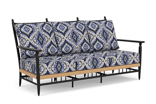 Lloyd Flanders - Low Country Sofa In Natural Finish With Yoko Mediterranean Fabric - 77055067705 view 1