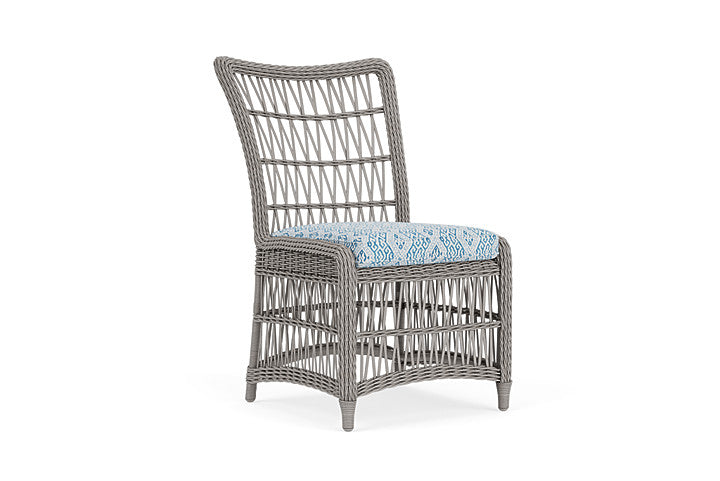 Lloyd Flanders - Mackinac Armless Dining Chair In Putty Finish With Aman Capri Fabric - 2730070591800 view 1