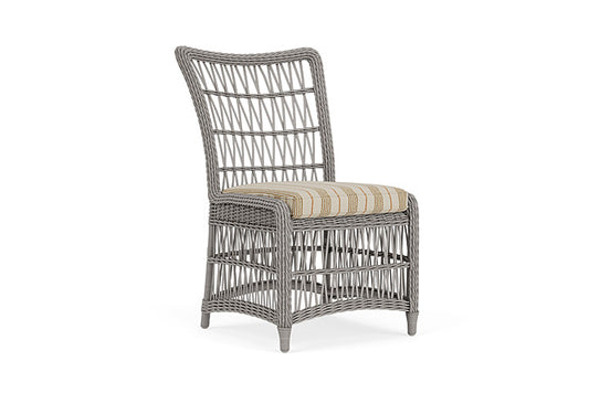Lloyd Flanders - Mackinac Armless Dining Chair In Putty Finish With Amber Waves Fabric - 2730070592044 view 1
