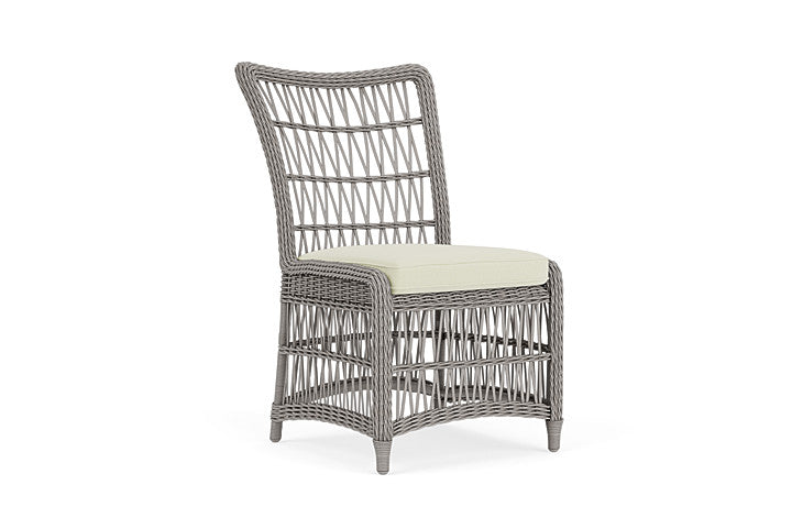 Lloyd Flanders - Mackinac Armless Dining Chair In Putty Finish With Bamboo Bay Meadow Fabric - 2730070592060 view 1
