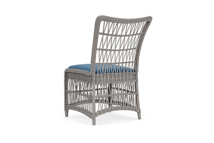 Lloyd Flanders - Mackinac Armless Dining Chair In Putty Finish With Bamboo Bay Sky Fabric - 2730070592007 view 2