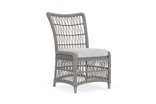 Lloyd Flanders - Mackinac Armless Dining Chair In Putty Finish With Burson Domino Fabric - 2730070592035 view 1