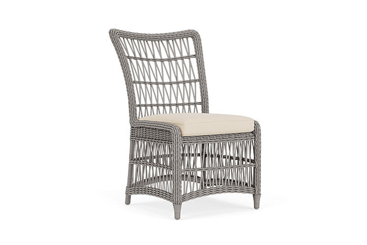 Lloyd Flanders - Mackinac Armless Dining Chair In Putty Finish With Callen Pearl Fabric - 2730070592021 view 1