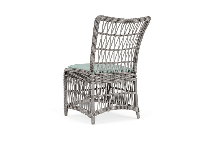 Lloyd Flanders - Mackinac Armless Dining Chair In Putty Finish With Demo Mist Fabric - 273007059066 view 2