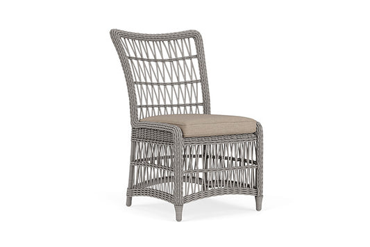 Lloyd Flanders - Mackinac Armless Dining Chair In Putty Finish With Demo Oatmeal Fabric - 273007059080 view 1
