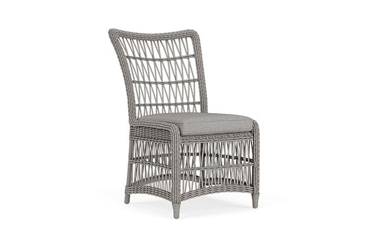 Lloyd Flanders - Mackinac Armless Dining Chair In Putty Finish With Demo Stone Fabric - 273007059095 view 1
