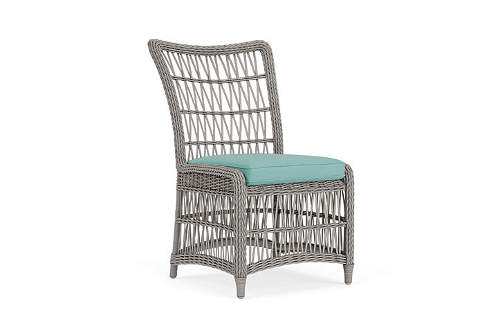 Lloyd Flanders - Mackinac Armless Dining Chair In Putty Finish With Fife Aruba Fabric - 273007059748 view 1