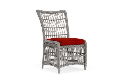 Lloyd Flanders - Mackinac Armless Dining Chair In Putty Finish With Partyline Lollipop Fabric - 2730070592054 view 1