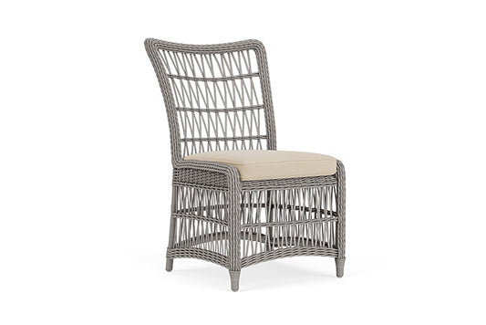 Lloyd Flanders - Mackinac Armless Dining Chair In Putty Finish With Raindrop Almond Fabric - 2730070592055 view 1
