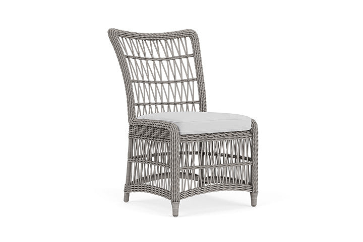 Lloyd Flanders - Mackinac Armless Dining Chair In Putty Finish With Reflections Ice Fabric - 2730070592052 view 1