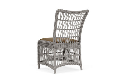 Lloyd Flanders - Mackinac Armless Dining Chair In Putty Finish With Reflections Straw Fabric - 2730070592053 view 2