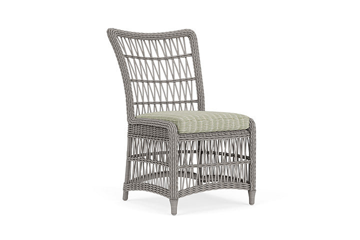 Lloyd Flanders - Mackinac Armless Dining Chair In Putty Finish With Romulo Laurel Fabric - 2730070592049 view 1