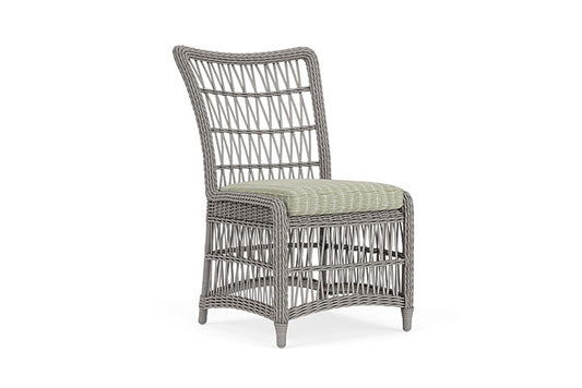 Lloyd Flanders - Mackinac Armless Dining Chair In Putty Finish With Romulo Laurel Fabric - 2730070592049 view 1