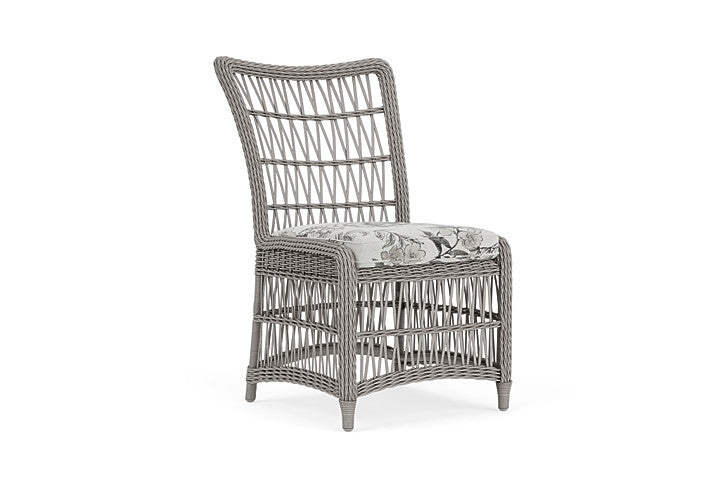 Lloyd Flanders - Mackinac Armless Dining Chair In Putty Finish With Serena Floral Dove Fabric - 2730070592077 view 1