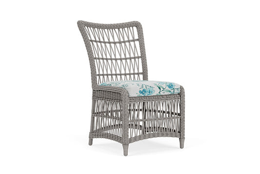 Lloyd Flanders - Mackinac Armless Dining Chair In Putty Finish With Serena Floral Mist Fabric - 2730070592078 view 1