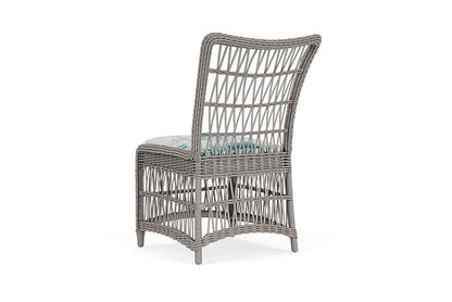 Lloyd Flanders - Mackinac Armless Dining Chair In Putty Finish With Serena Floral Mist Fabric - 2730070592078 view 2