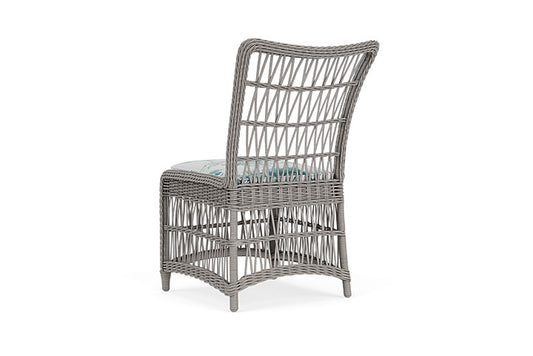 Lloyd Flanders - Mackinac Armless Dining Chair In Putty Finish With Serena Floral Mist Fabric - 2730070592078 view 2
