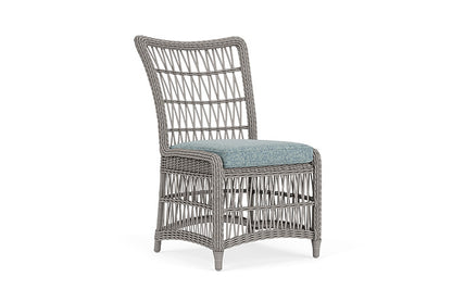 Lloyd Flanders - Mackinac Armless Dining Chair In Putty Finish With Serene Ocean Fabric - 2730070592032 view 1